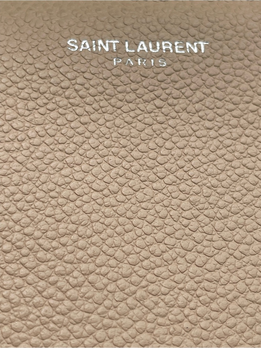 YSL Saint Laurent Beige Long Zip Around Leather Wallet - Picture 10 of 10